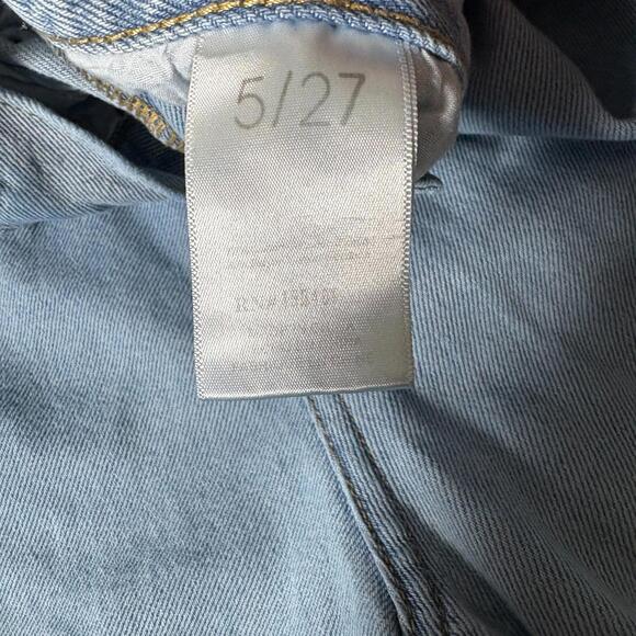 Simple Society Jeans Womens Size 5 27 Light Blue Straight Mom Y2K 90s Vintage OG - Picture 5 of 9